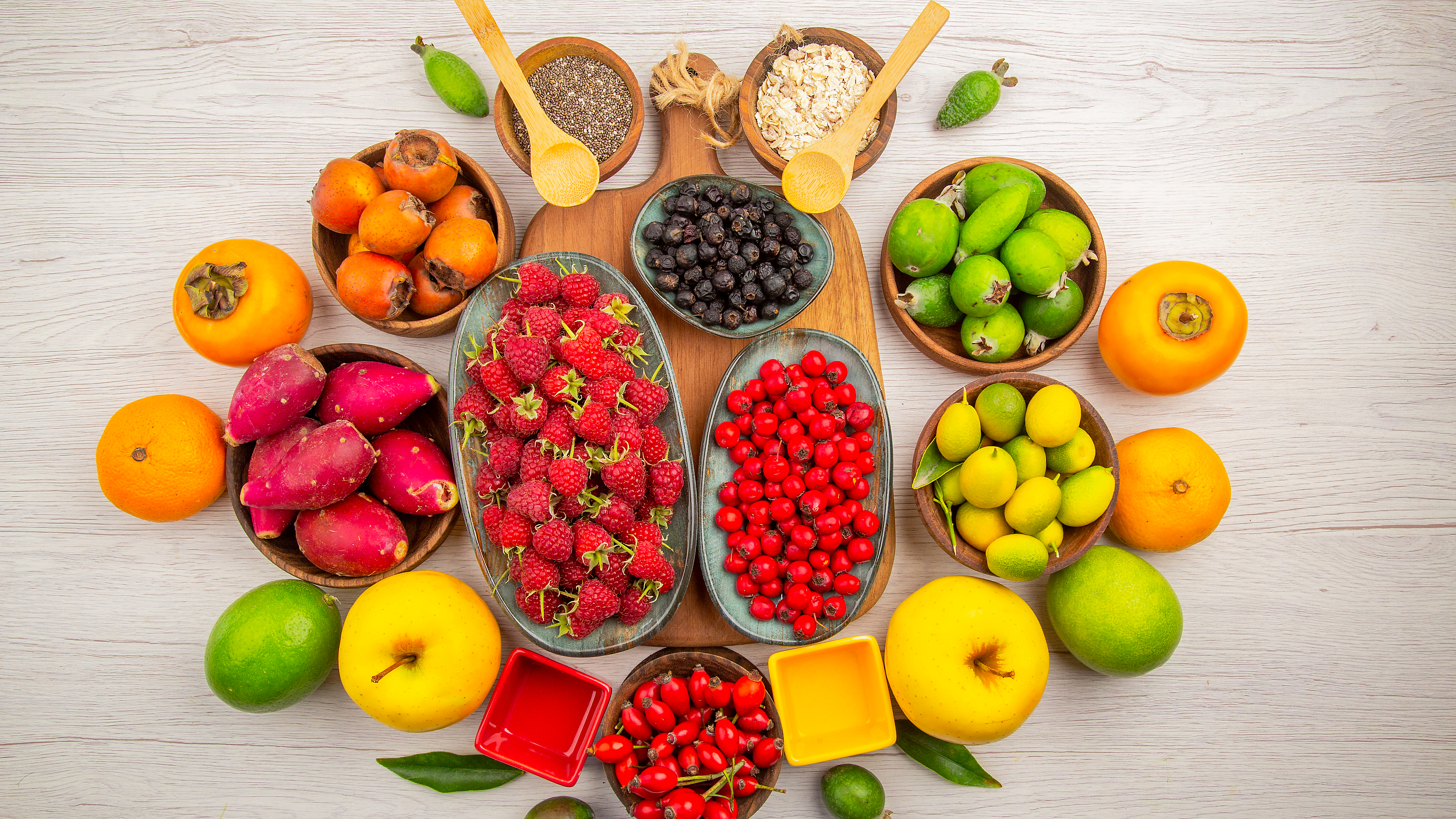 Fruits, sources of antioxidants