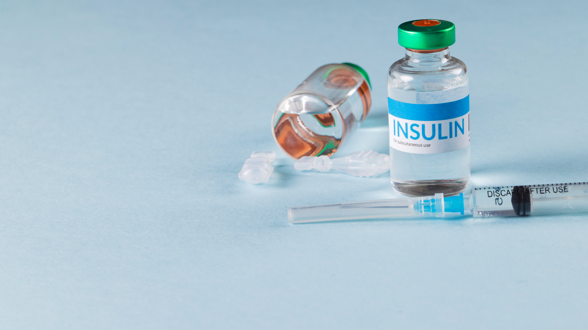 Vials of insulin