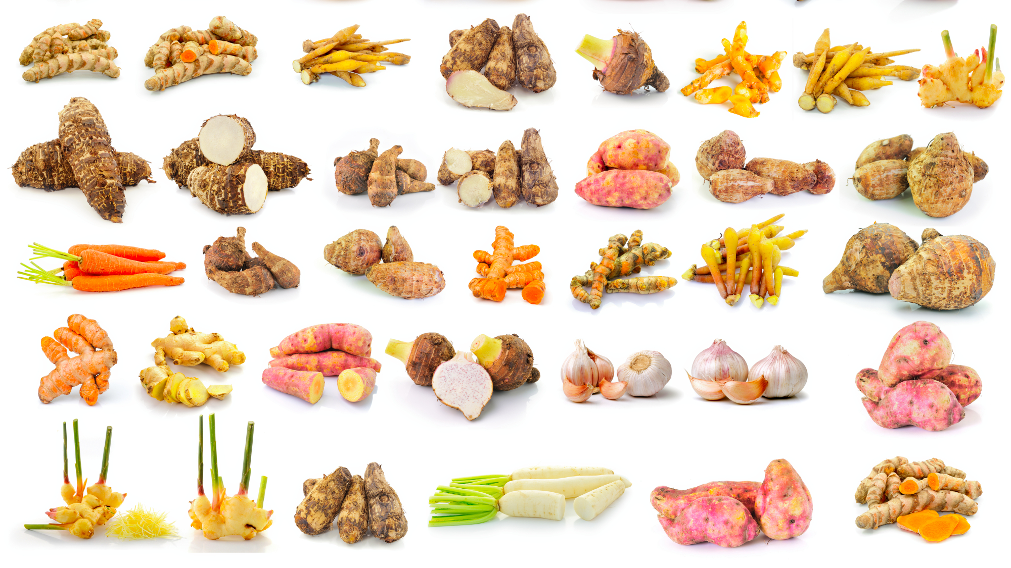 Assorted tubers